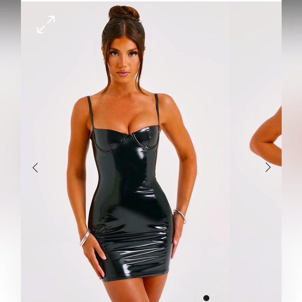 Babyboo Charlie Mini Dress in Black, Size Small